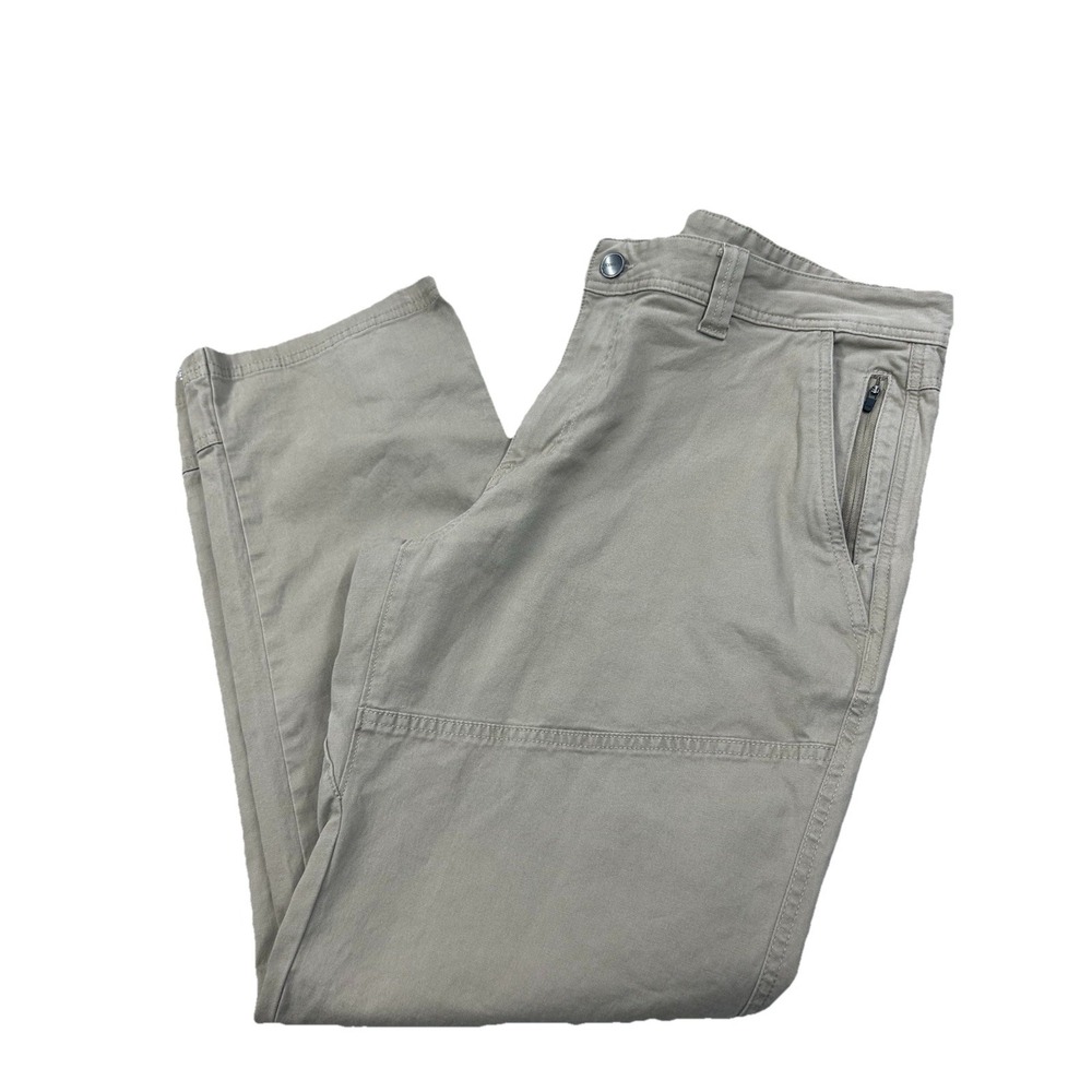 Ascend Pants Mens 38x30 Tan Cargo Hiking Outdoor Performance Chino #0012